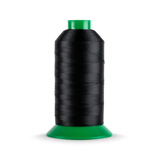 Amann Serabond Bonded Polyester Thread - Tex 90 / V-92 - 7020U Black