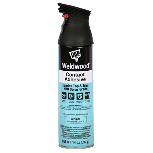 DAP Weldwood Landau Top and Trim High Heat Resistant Contact Cement Adhesive - 127 Aerosol Spray