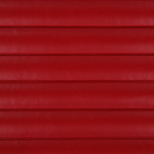 Seascape Pleated Marine Vinyl Fabric - VLMP-20 Red
