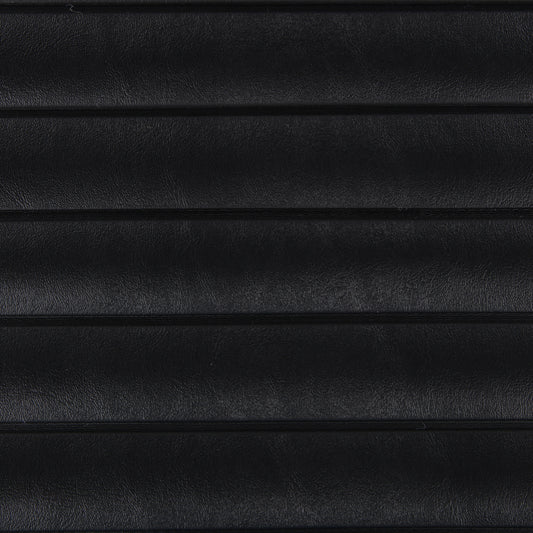 Seascape Pleated Marine Vinyl Fabric - VLMP-34 Wallaby Black
