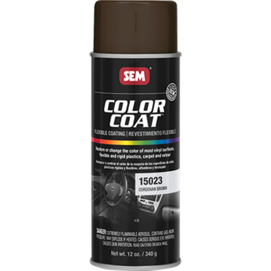 SEM Color Coat Automotive Vinyl Paint - 15023 Cordovan Brown