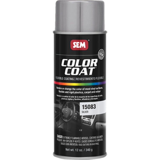 SEM Color Coat Automotive Vinyl Paint - 15083 Silver