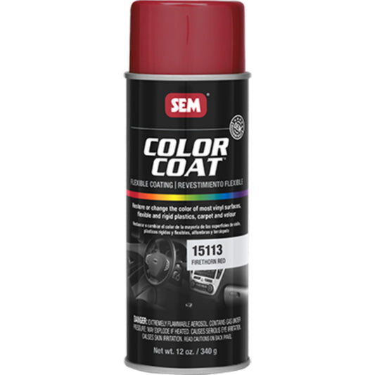 SEM Color Coat Automotive Vinyl Paint - 15113 Firethorn Red