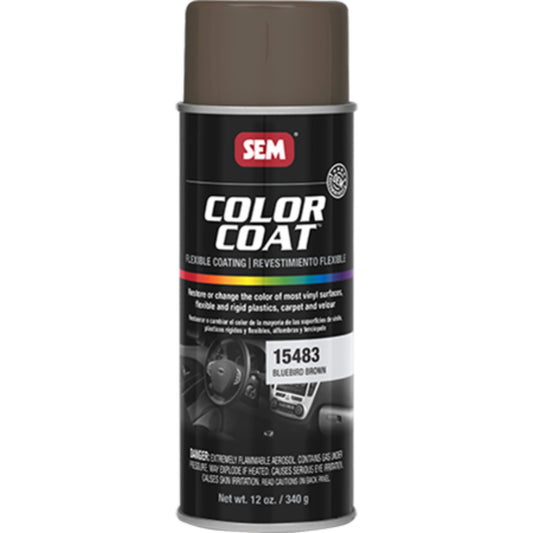 SEM Color Coat Automotive Vinyl Paint - 15483 Bluebird Brown