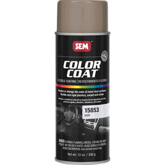 SEM Color Coat Automotive Vinyl Paint - 15853 Ivory