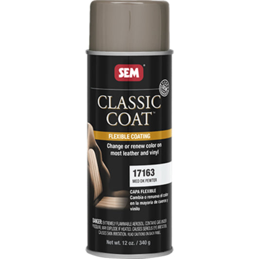 SEM Classic Coat Automotive Vinyl Paint - 17163 Med Dk Pewter