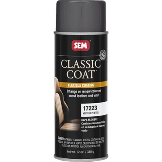 SEM Classic Coat Automotive Vinyl Paint - 17223 Very Dk Pewter