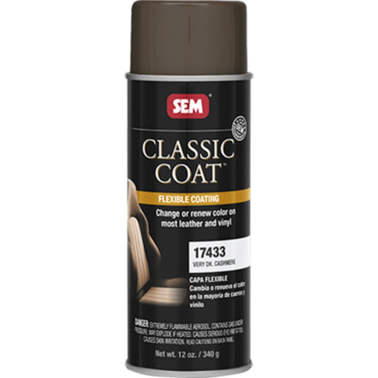 SEM Classic Coat Automotive Vinyl Paint - 17433 Very Dk Cashmere
