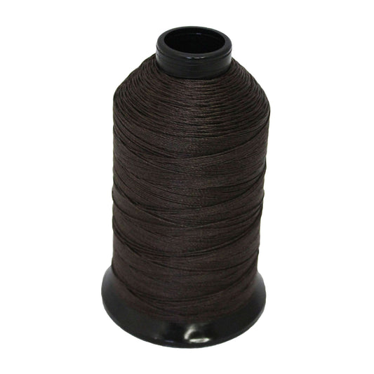 QTC Contrast Bonded Nylon Thread - Tex 270 / V-277 - Dark Brown